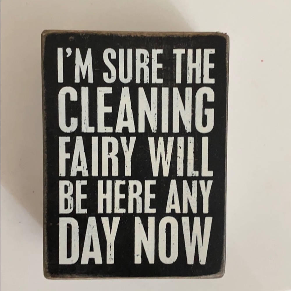 3”x4” wooden block sign